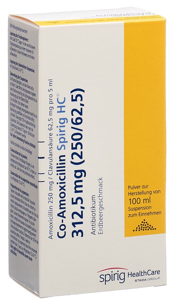 CO AMOXICILLINE Spirig HC 312.5 mg, image principale