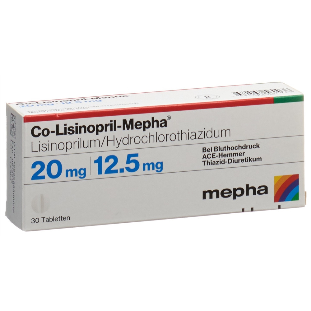 CO LISINOPRIL Mepha, image principale