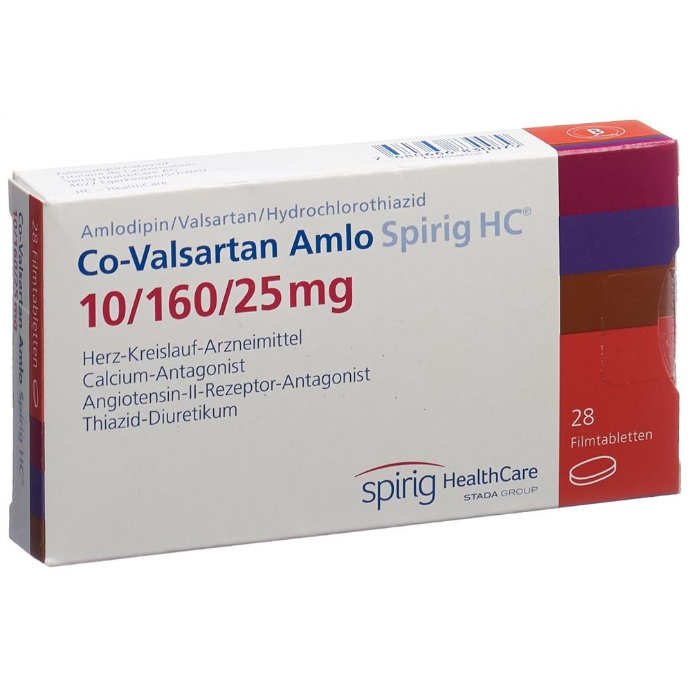 CO VALSARTAN AMLO Amlo Spirig HC, image principale