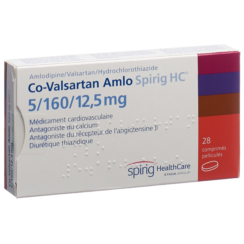 CO VALSARTAN AMLO Amlo Spirig HC, image 2 sur 2