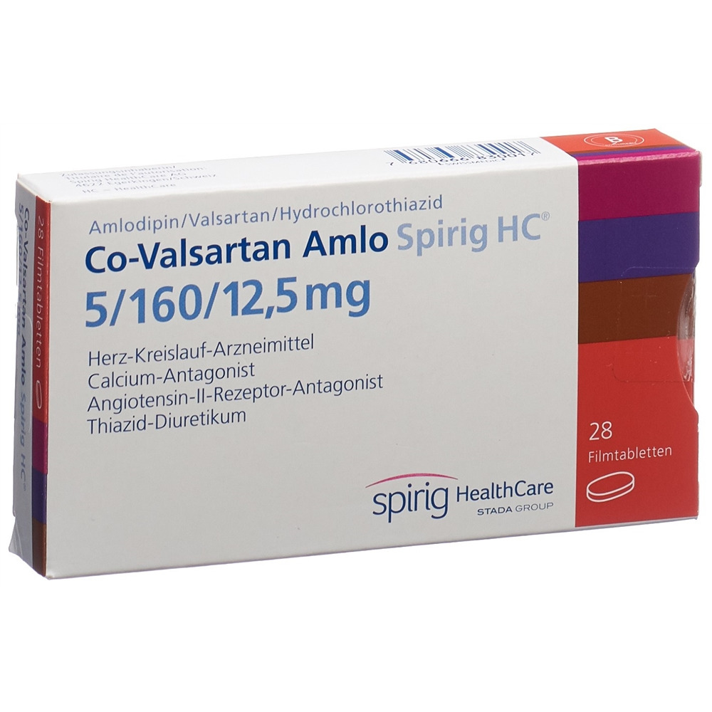 CO VALSARTAN AMLO Amlo Spirig HC, image principale