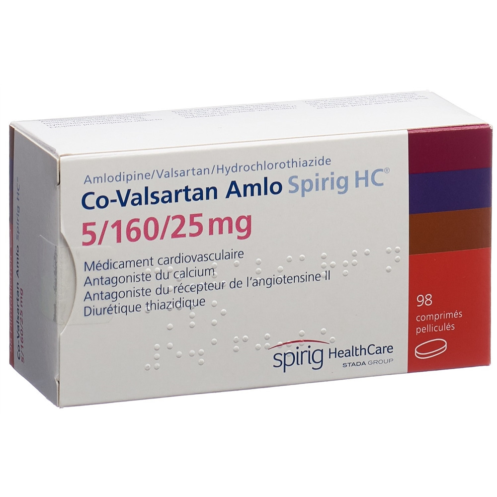 CO VALSARTAN AMLO Amlo Spirig HC, image 2 sur 2