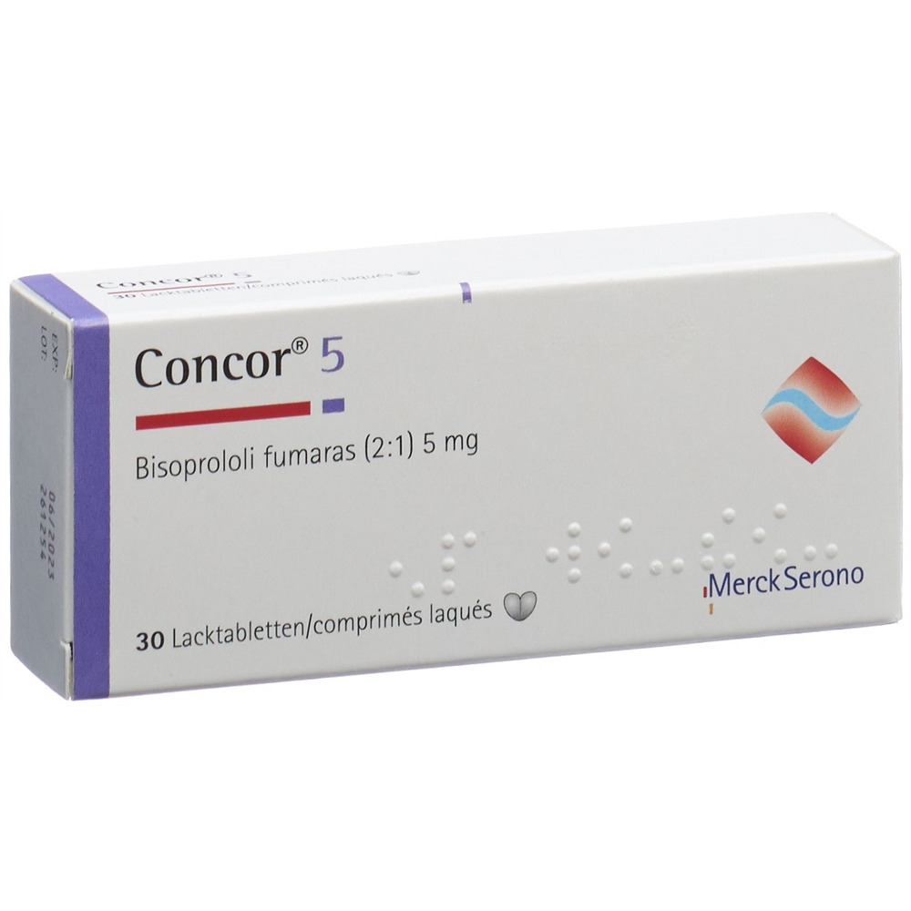 CONCOR Filmtabl 5 mg Blist 30 Stk, Hauptbild