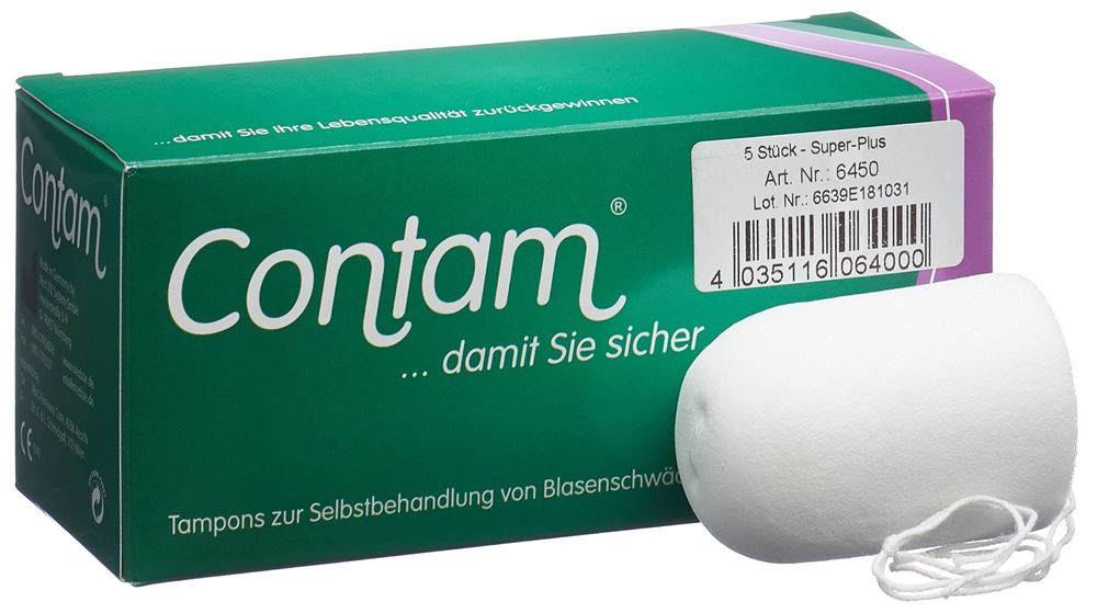 CONTAM tampon vaginal, image 4 sur 4
