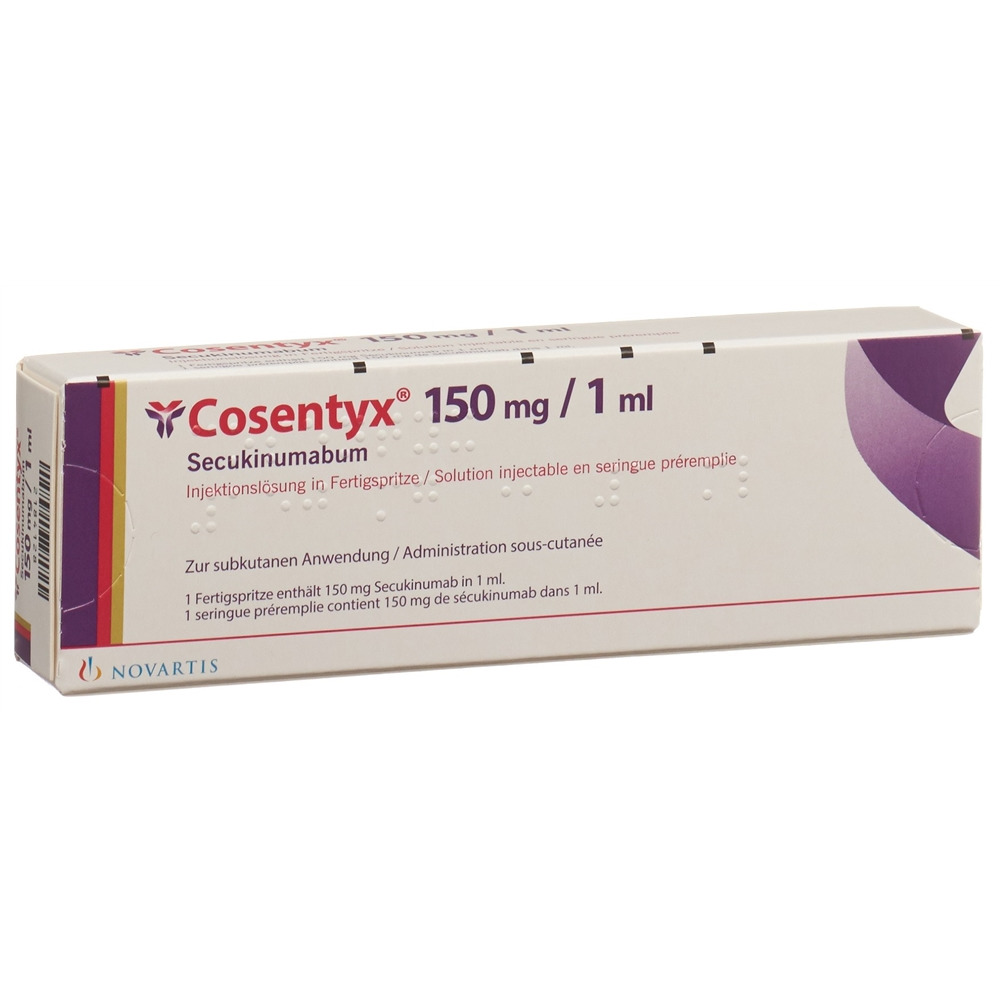 COSENTYX sol inj 150 mg/1ml ser pré 1 pce, image principale