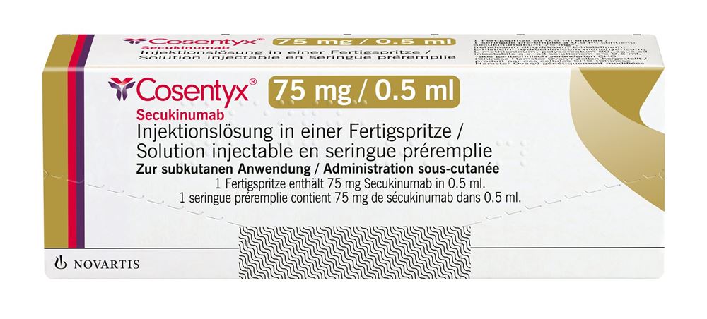 COSENTYX sol inj 75 mg/0.5ml ser pré 1 pce, image principale