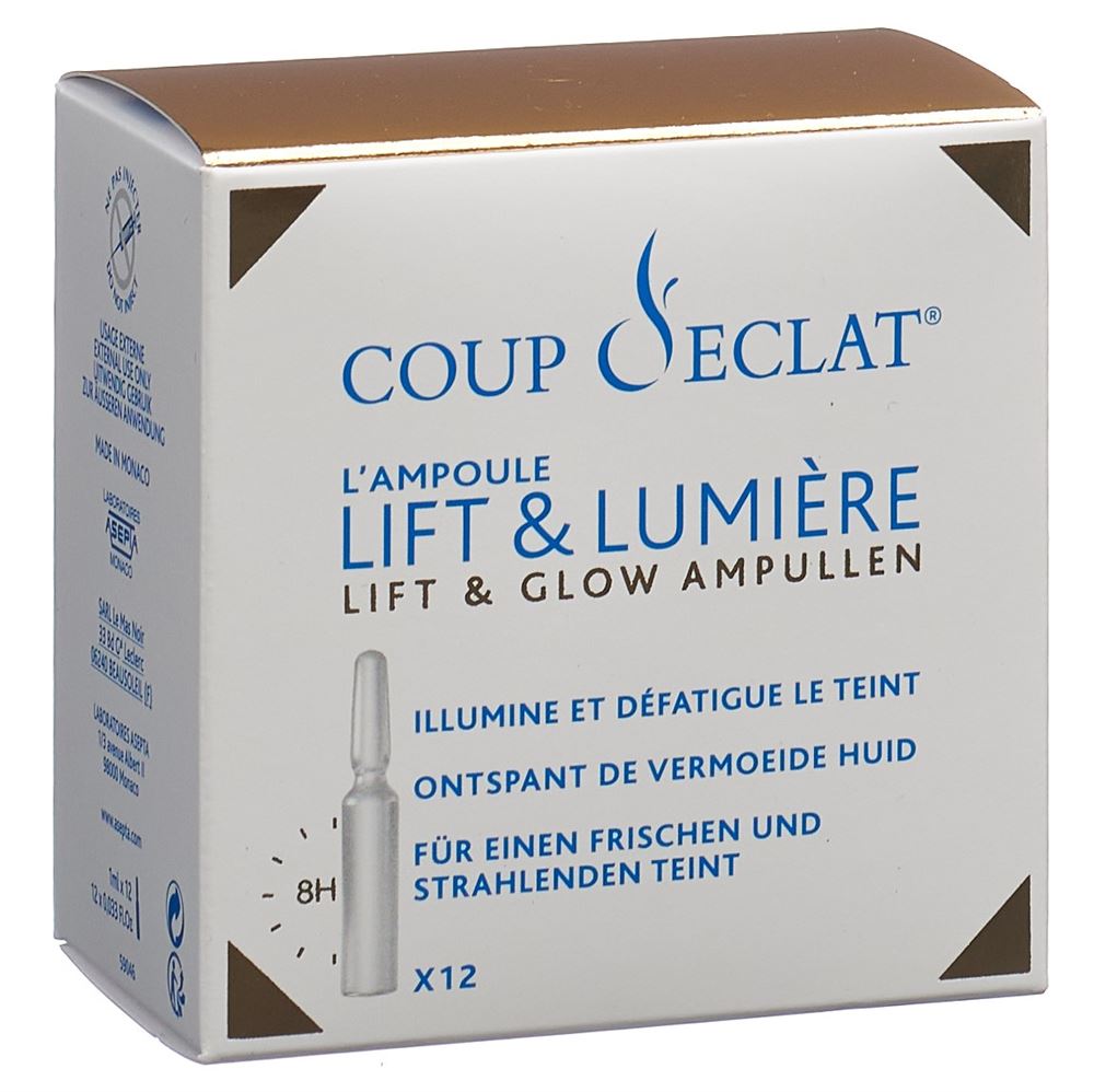 Coup d'Eclat Die Ampulle Lift & Glow