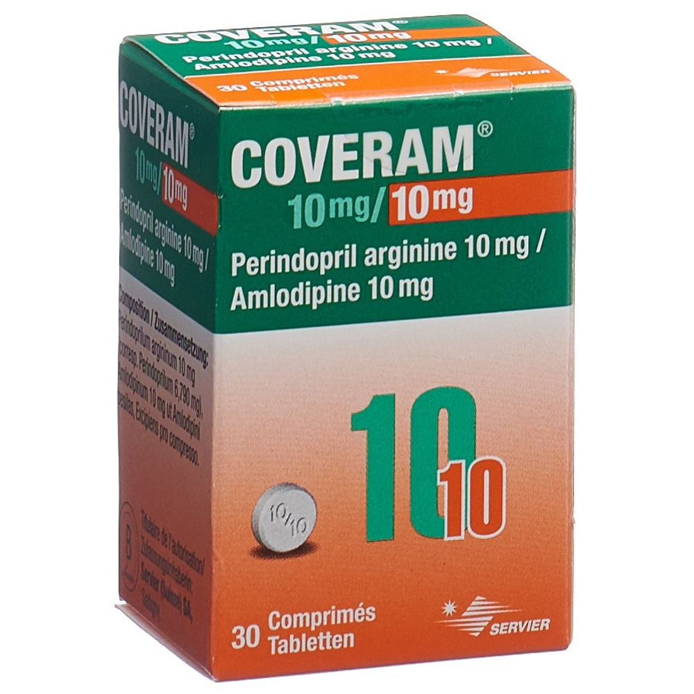 COVERAM Tabl 10/10 mg Ds 30 Stk, Hauptbild COVERAM Tabl 10/10 mg Ds 30 Stk, Hauptbild