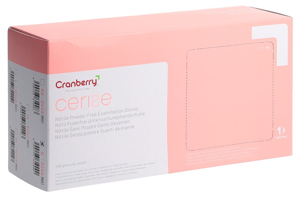 CRANBERRY Cerise Nitril-Handschuhe