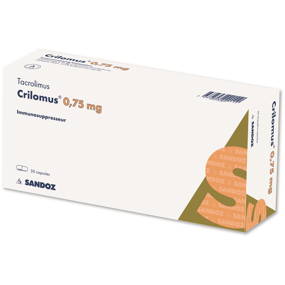 CRILOMUS caps 0.75 mg blist 50 pce, image 2 sur 2