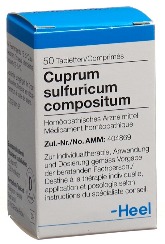 CUPRUM SULFURICUM Heel, image principale