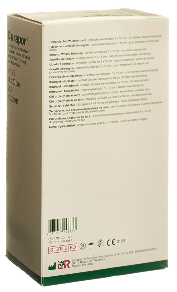 CURAPOR Chirurgisch Wundverband, Bild 2 von 2