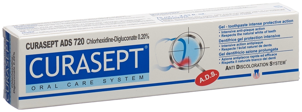 CURASEPT ADS 720 Toothpaste 0.2 %, image 2 sur 3