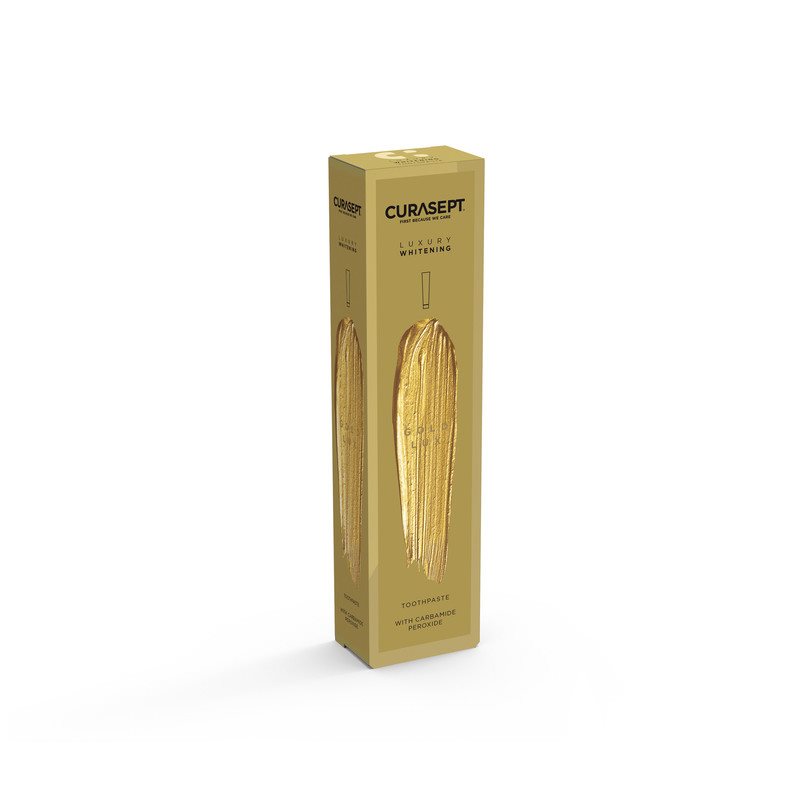CURASEPT GOLD LUXURY WHITENING TOOTHPASTE, Hauptbild