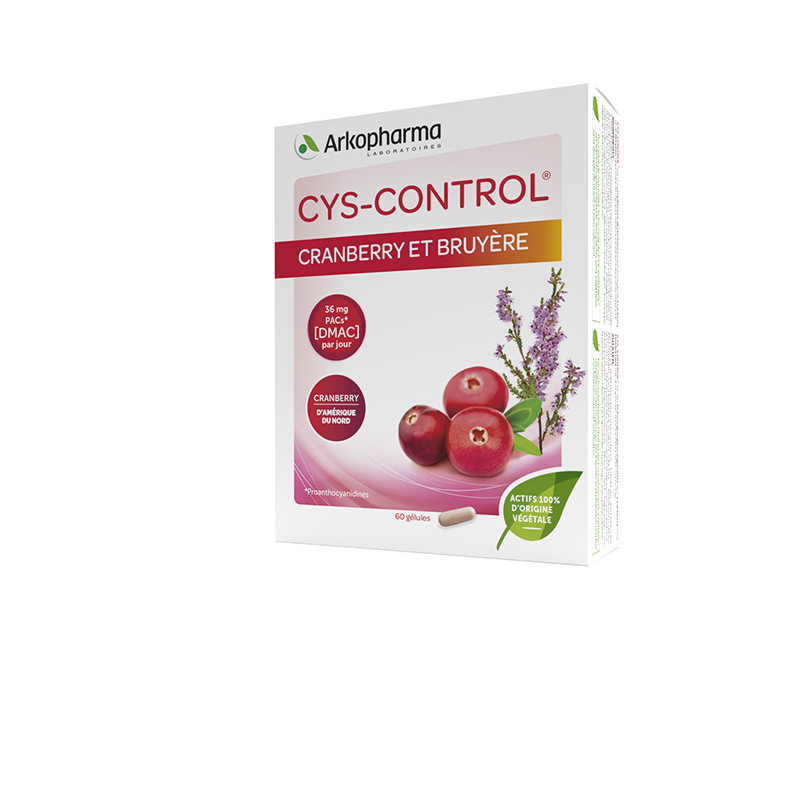 CYS-CONTROL caps cranberry et bruyère blist 60 pce, image 2 sur 3