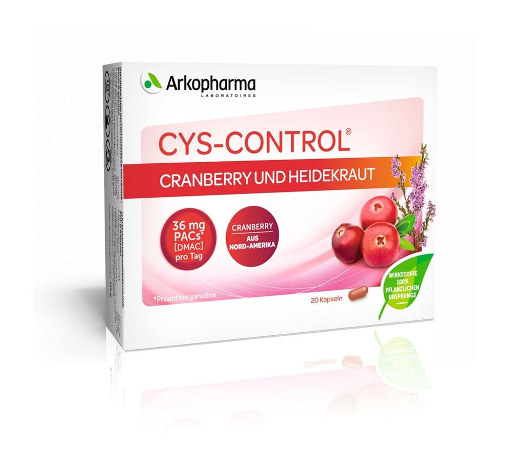 CYS-CONTROL Kaps Cranberry und Heidekraut Blist 20 Stk