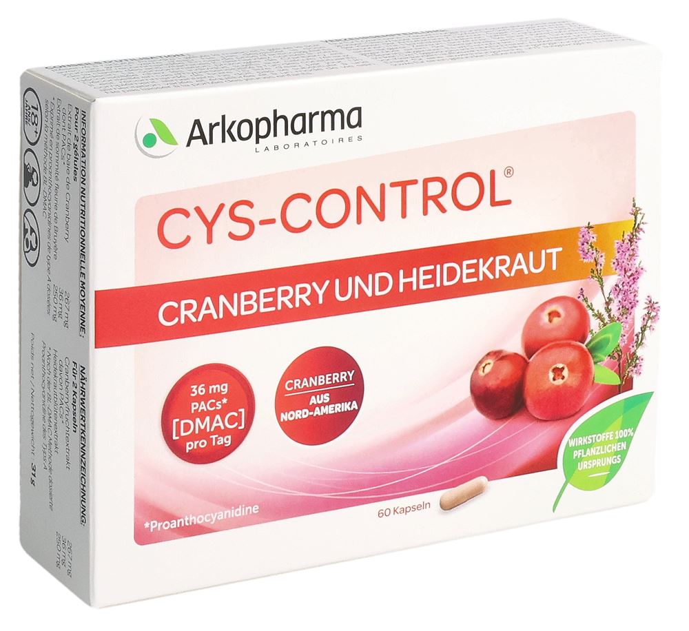 CYS-CONTROL Kaps Cranberry und Heidekraut Blist 60 Stk