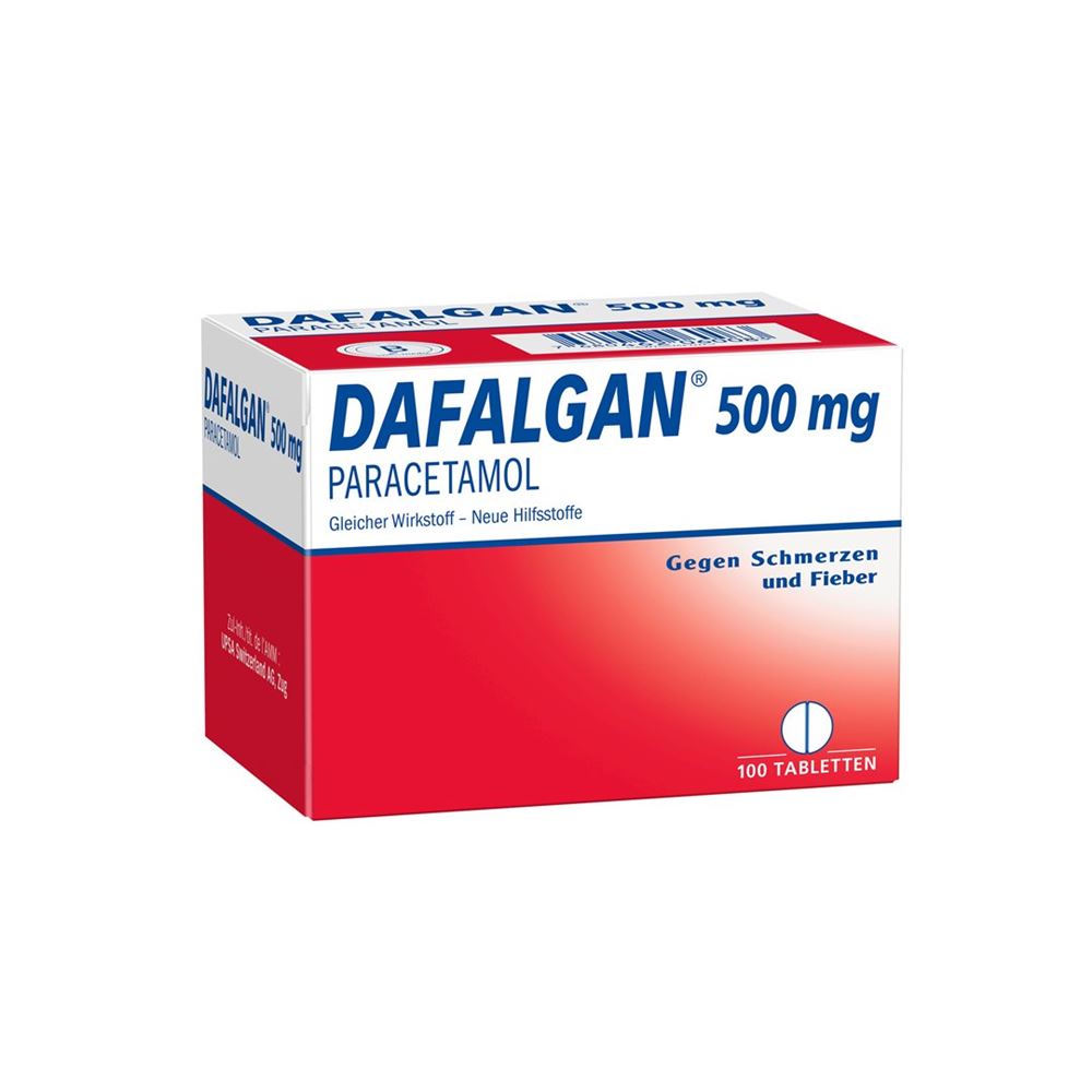 DAFALGAN cpr 500 mg (nouv) blist 100 pce, image principale