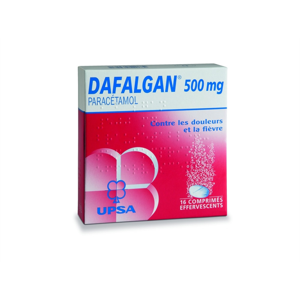 DAFALGAN cpr eff 500 mg blist 16 pce, image 2 sur 2