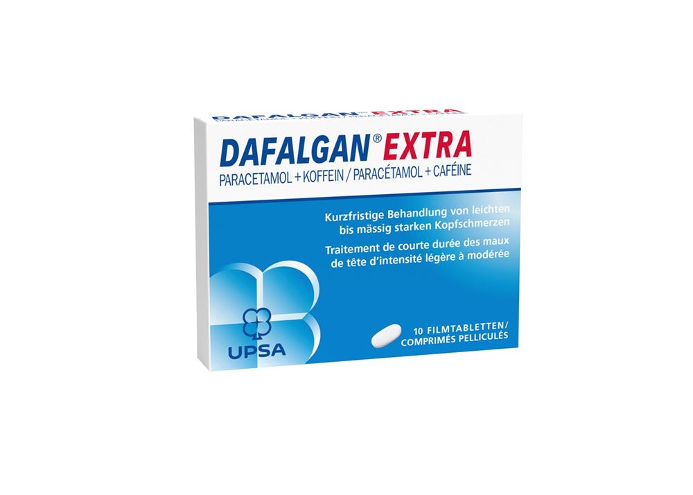 DAFALGAN cpr pell 500/65 mg blist 10 pce