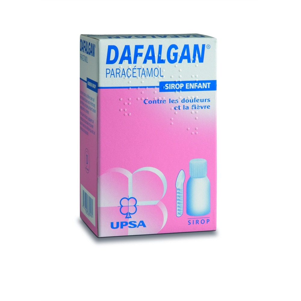 DAFALGAN sirop 30 mg/ml enf fl 90 ml, image 2 sur 2