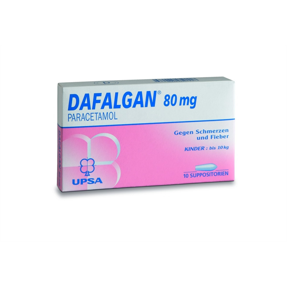 DAFALGAN supp 80 mg blist 10 pce