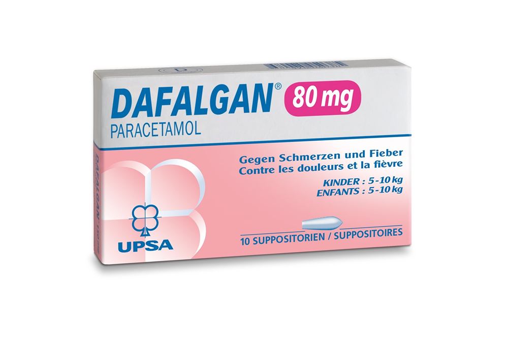 DAFALGAN Supp 80 mg Blist 10 Stk