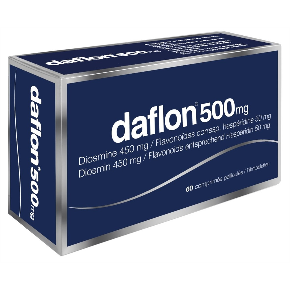 DAFLON Filmtabl 500 mg Blist 60 Stk