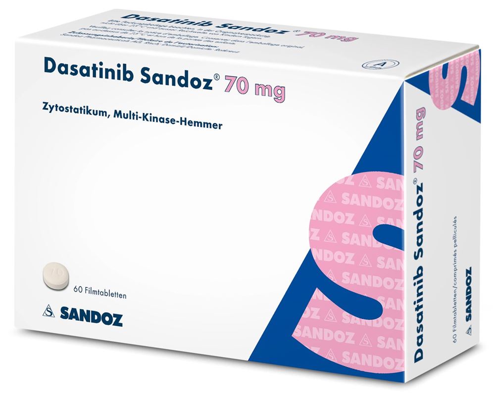 DASATINIB Sandoz 70 mg, Hauptbild