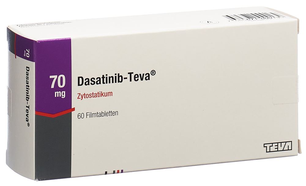 DASATINIB Teva 70 mg, Hauptbild