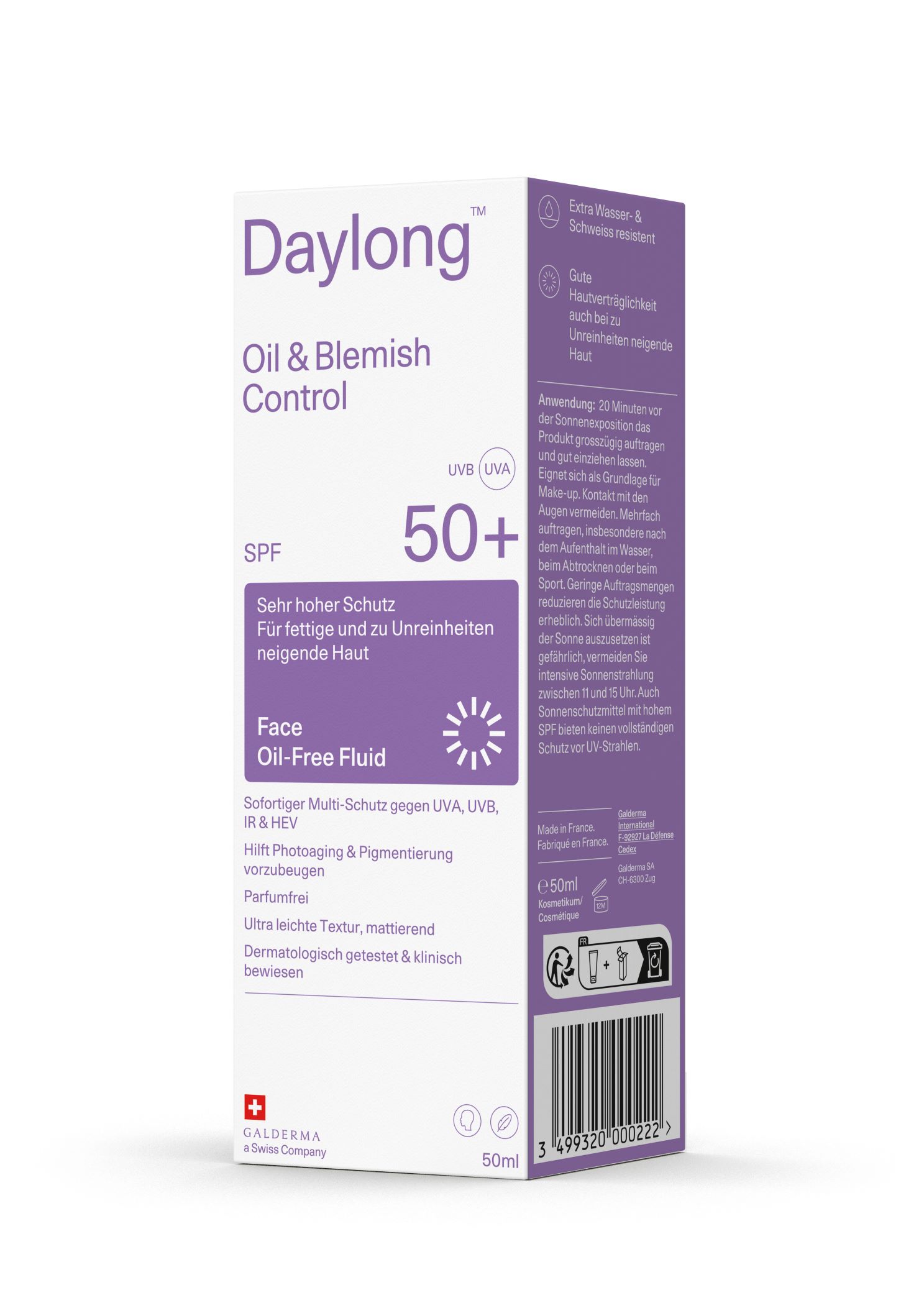 DAYLONG Oil & Blemish Control fluide non gras, image 2 sur 2