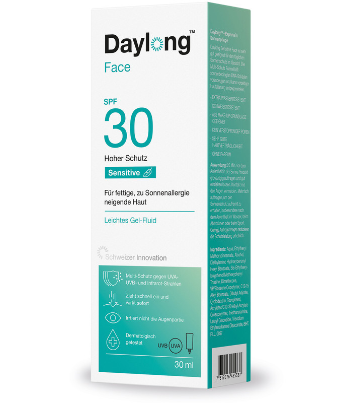 DAYLONG Sensitive Face Gel-Fluide, image 2 sur 3