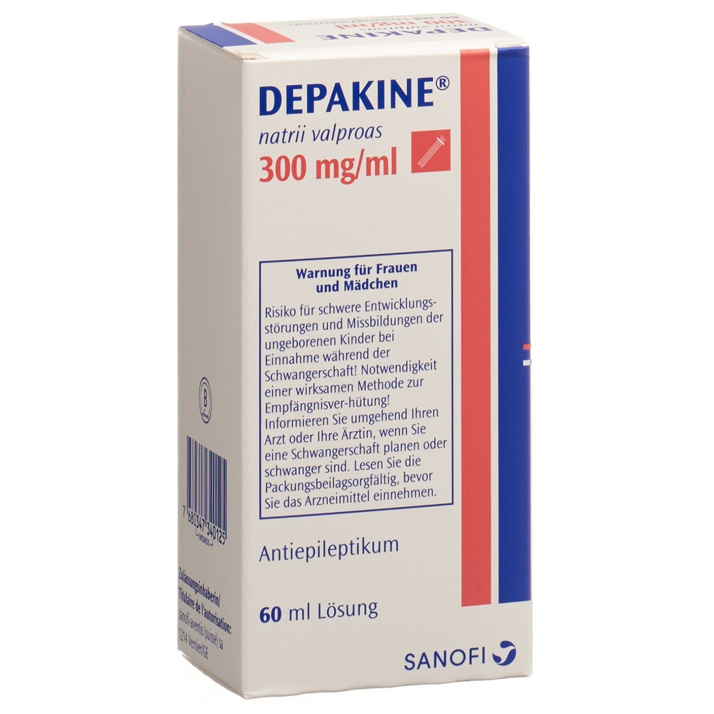 DEPAKINE sol 300 mg/ml fl 60 ml