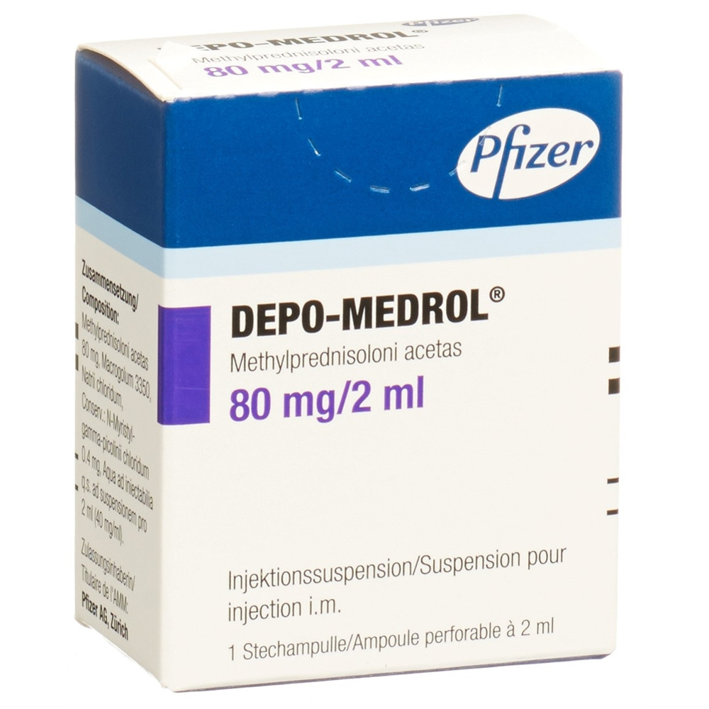 DEPO-MEDROL susp inj 80 mg/2ml flac 2 ml, image principale