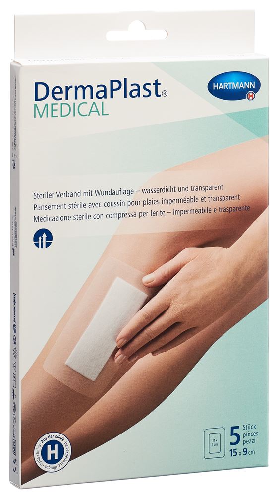 DERMAPLAST Medical pansement transparent, image principale