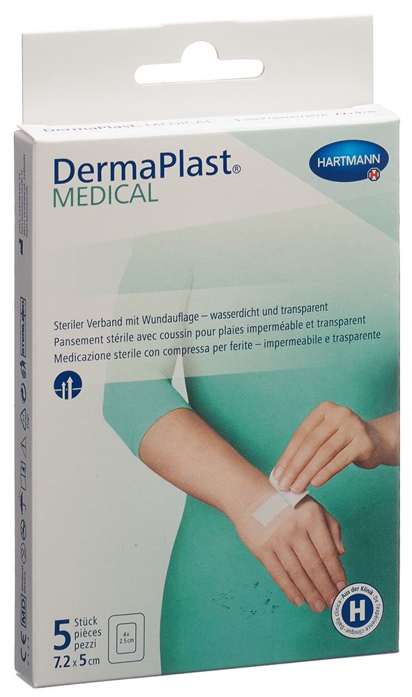 DERMAPLAST Medical pansement transparent, image principale