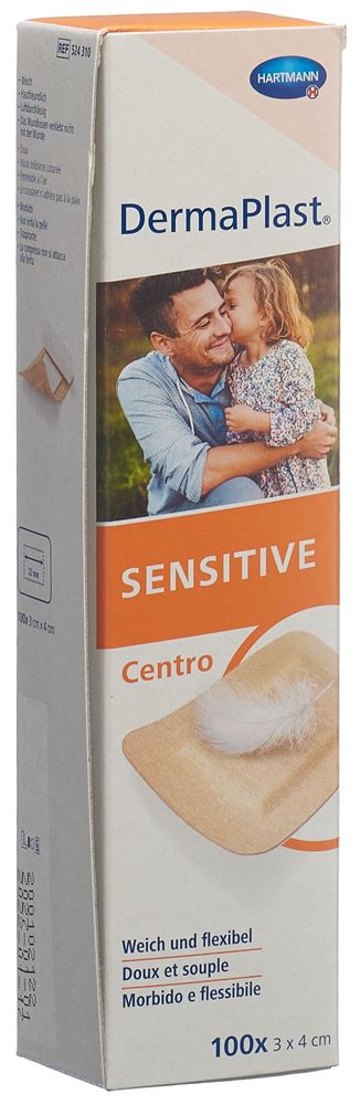 DERMAPLAST Sensitive Centro strip, image principale