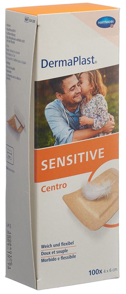 DERMAPLAST Sensitive Centro Strip, Hauptbild