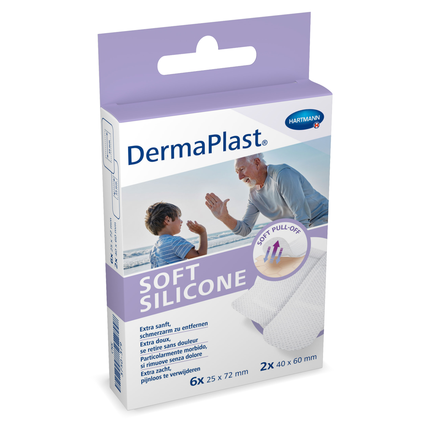 DERMAPLAST Soft Silicone Strips, image principale