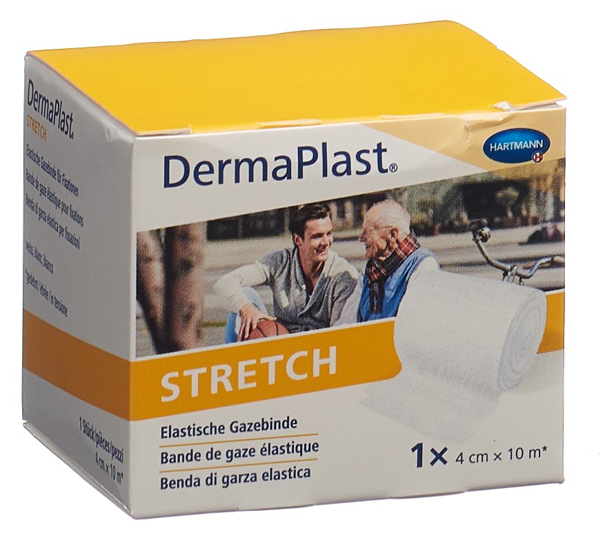 DERMAPLAST Stretch bande de gaze élastique