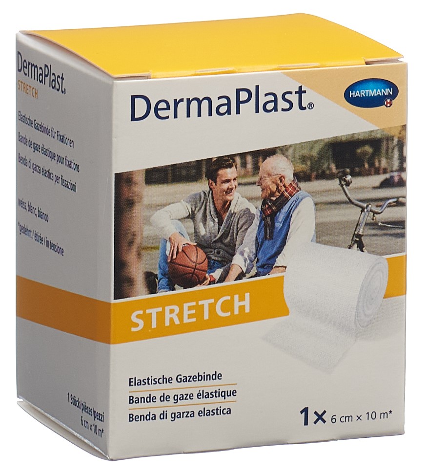 DERMAPLAST Stretch bande de gaze élastique
