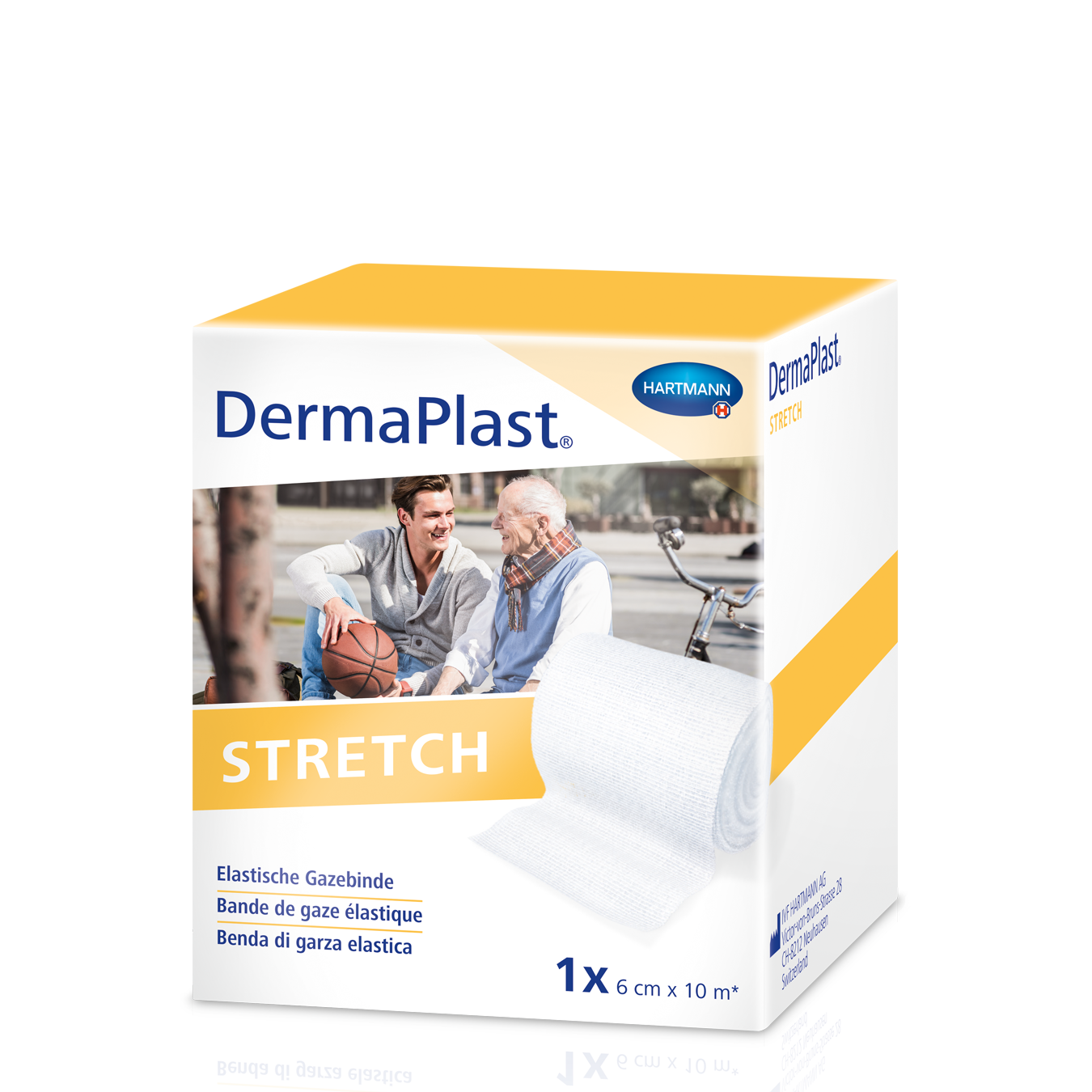 DERMAPLAST Stretch elatische Gazebinde, Hauptbild