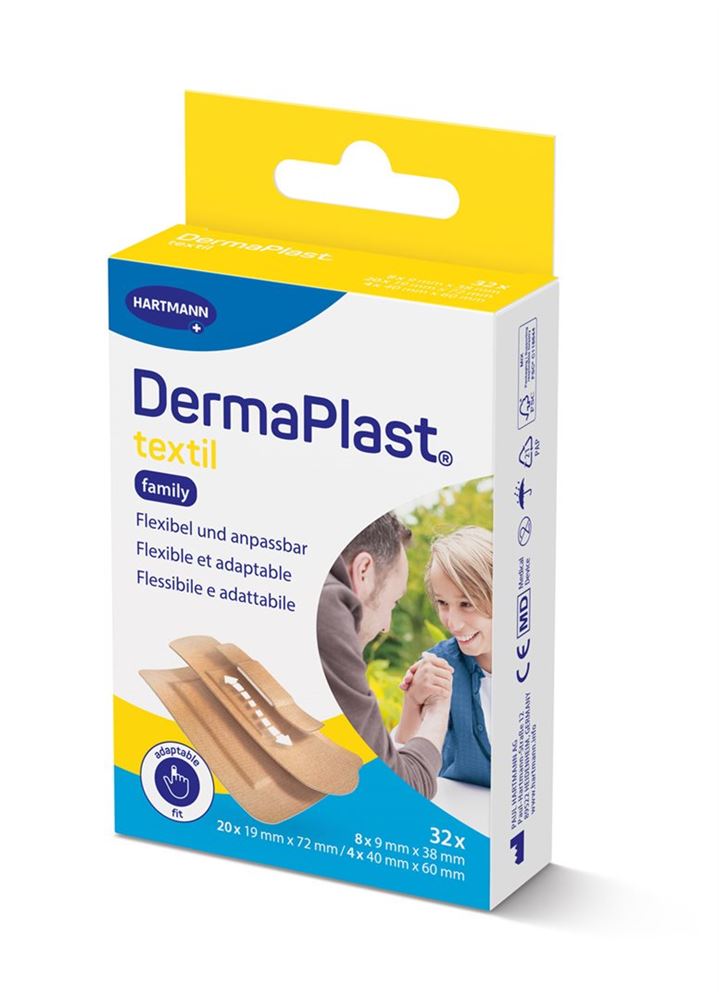DERMAPLAST Textil Family strips