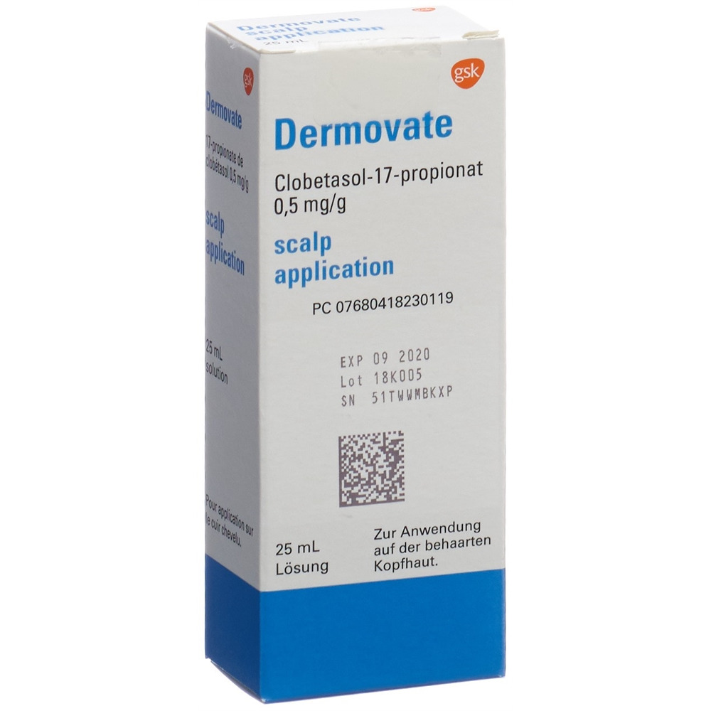 DERMOVATE scalp application, Hauptbild