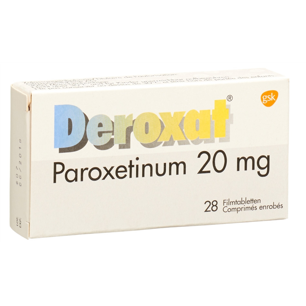 DEROXAT cpr pell 20 mg blist 28 pce, image 2 sur 2