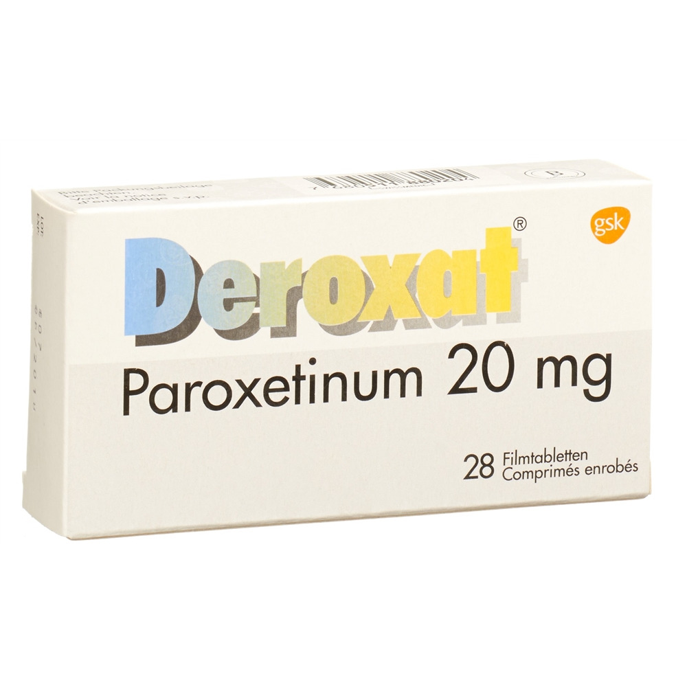 DEROXAT Filmtabl 20 mg Blist 28 Stk, Hauptbild