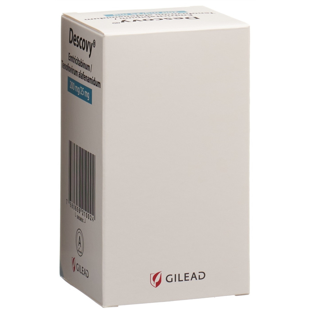 DESCOVY cpr pell 200/25 mg bte 30 pce, image 2 sur 2