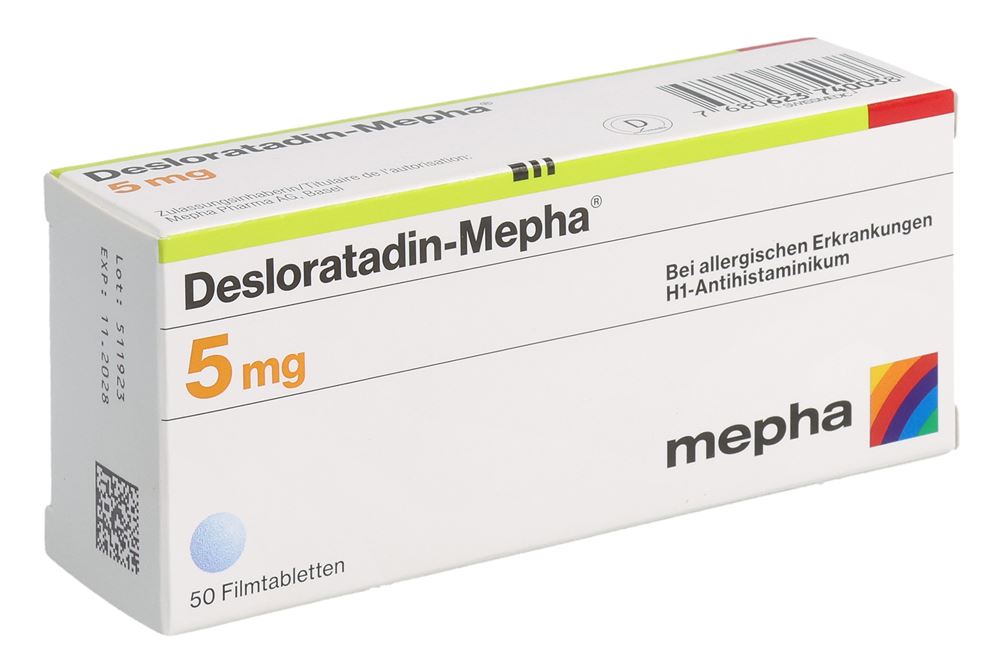 DESLORATADINE Mepha 5 mg, image principale