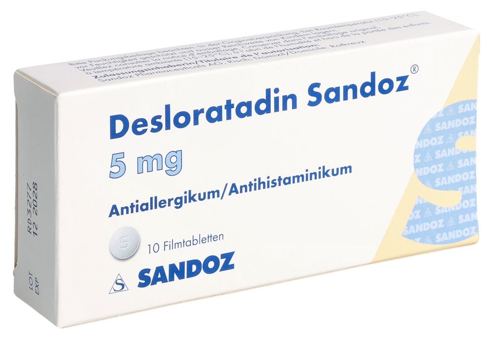 DESLORATADINE Sandoz 5 mg