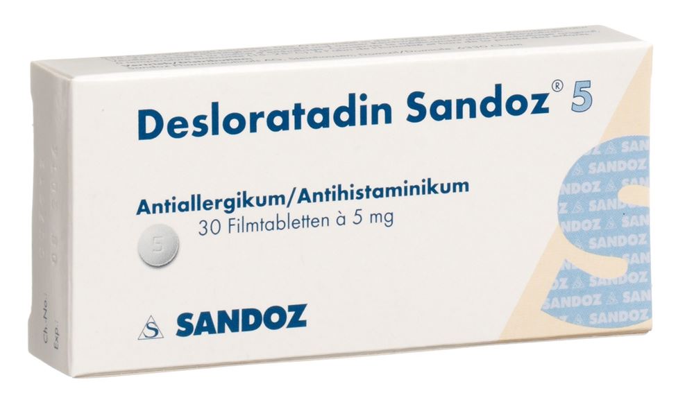 DESLORATADINE Sandoz 5 mg, image principale